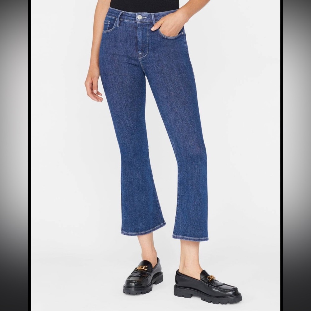 Frame Denim ale One Crop Mini Boot
